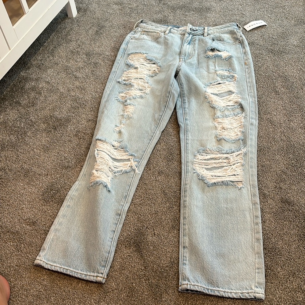 Pacsun mom jeans light wash size 26